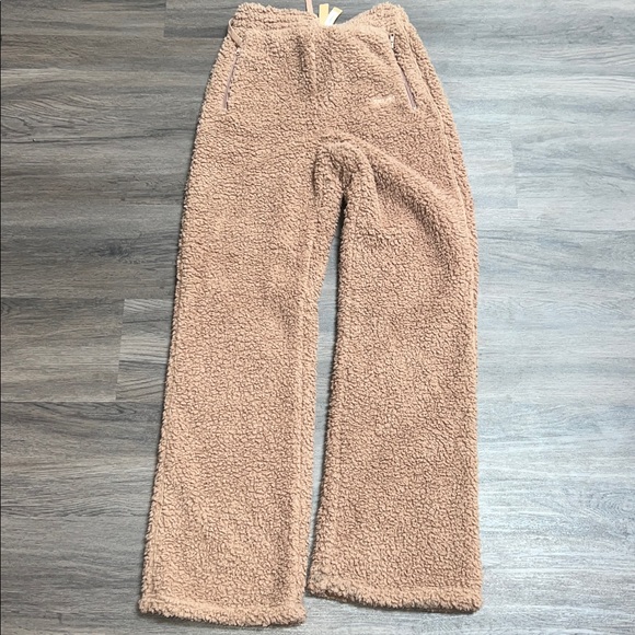 NWT SKIMS Tigers Eye Teddy Fleece Pants - Picture 6 of 6